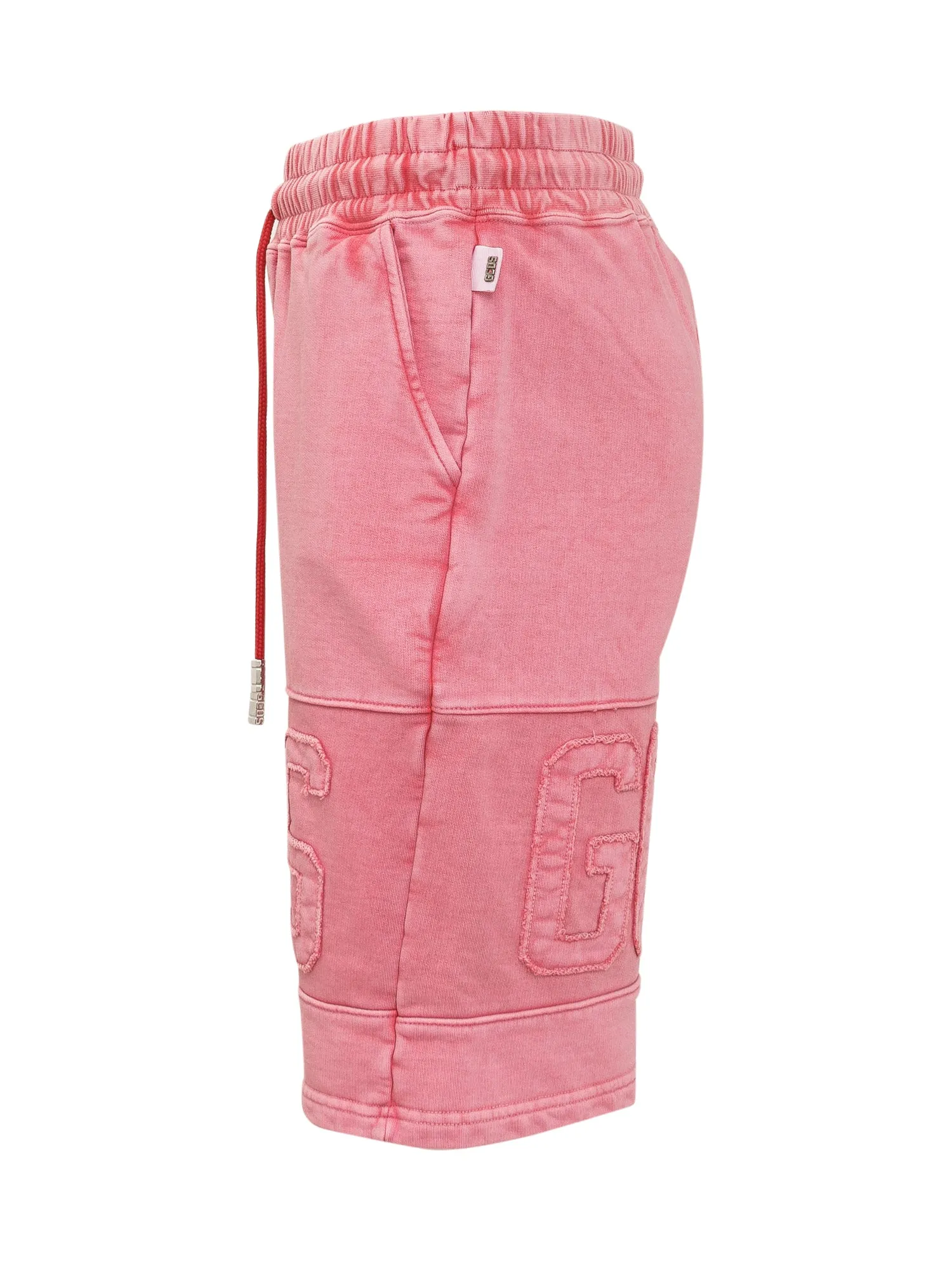 GCDS Overdyed Logo Band Shorts