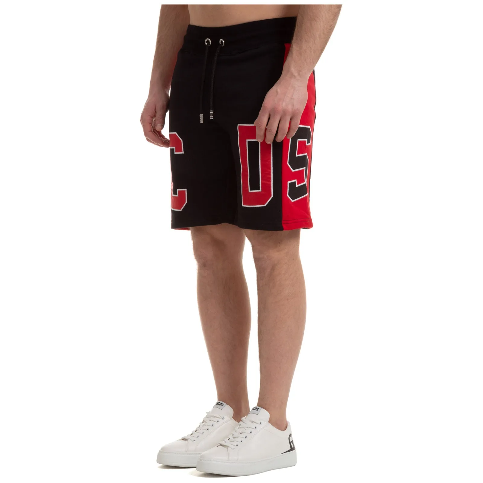 GCDS Side Stripe Sweat Shorts