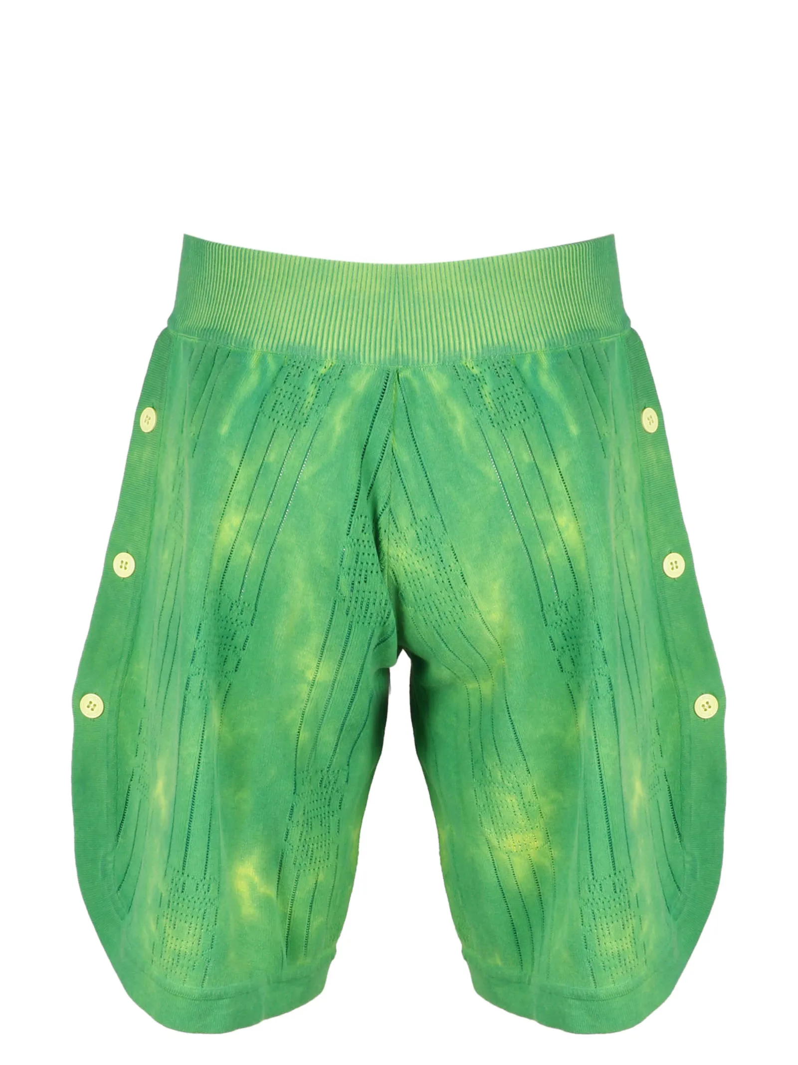 GCDS Tie-Dye Knitted Bermuda Shorts
