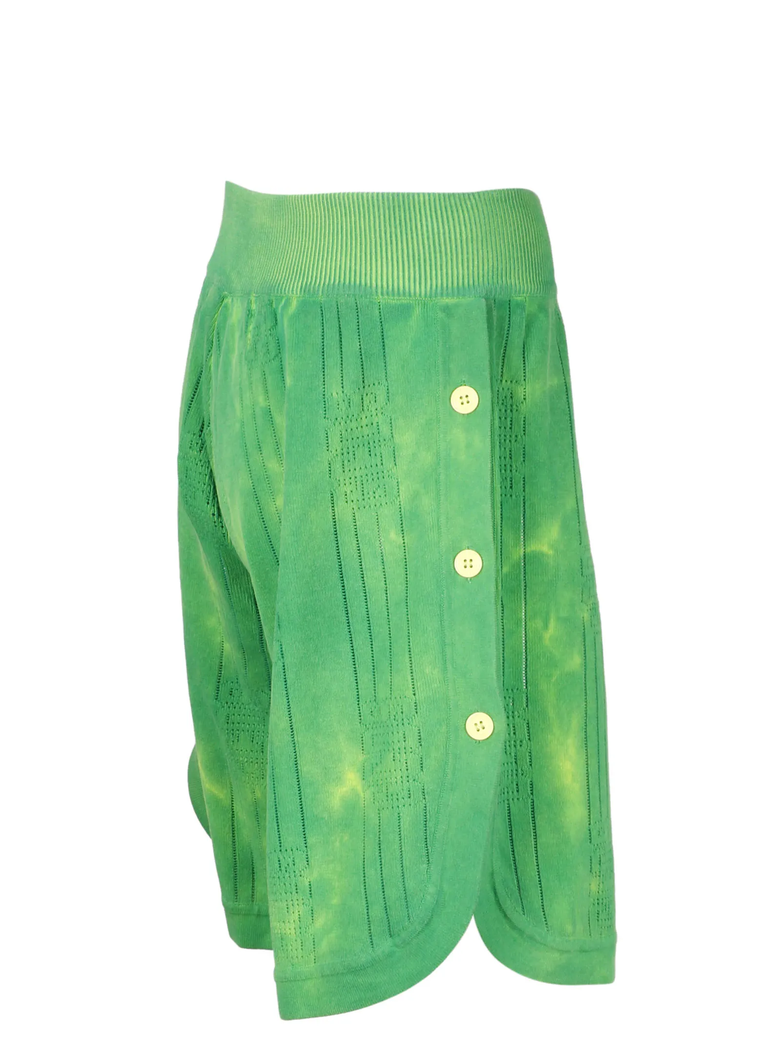 GCDS Tie-Dye Knitted Bermuda Shorts