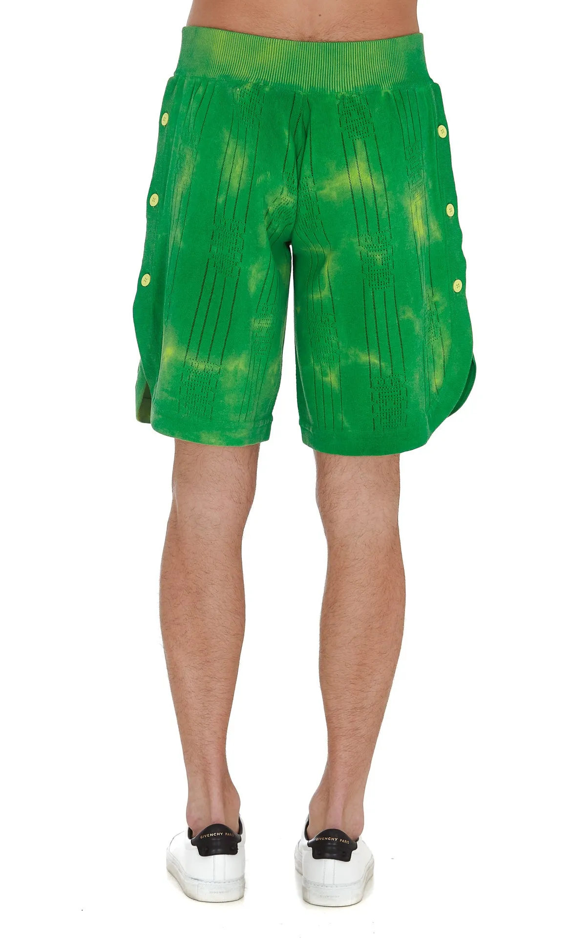 GCDS Tie-Dye Knitted Bermuda Shorts