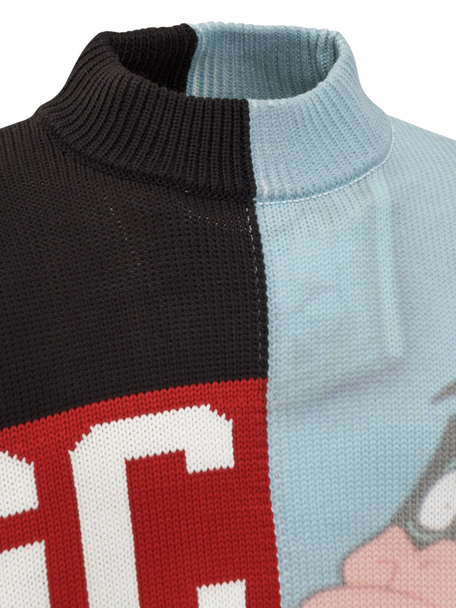 GCDS X Looney Tunes Logo Panelled Sweater