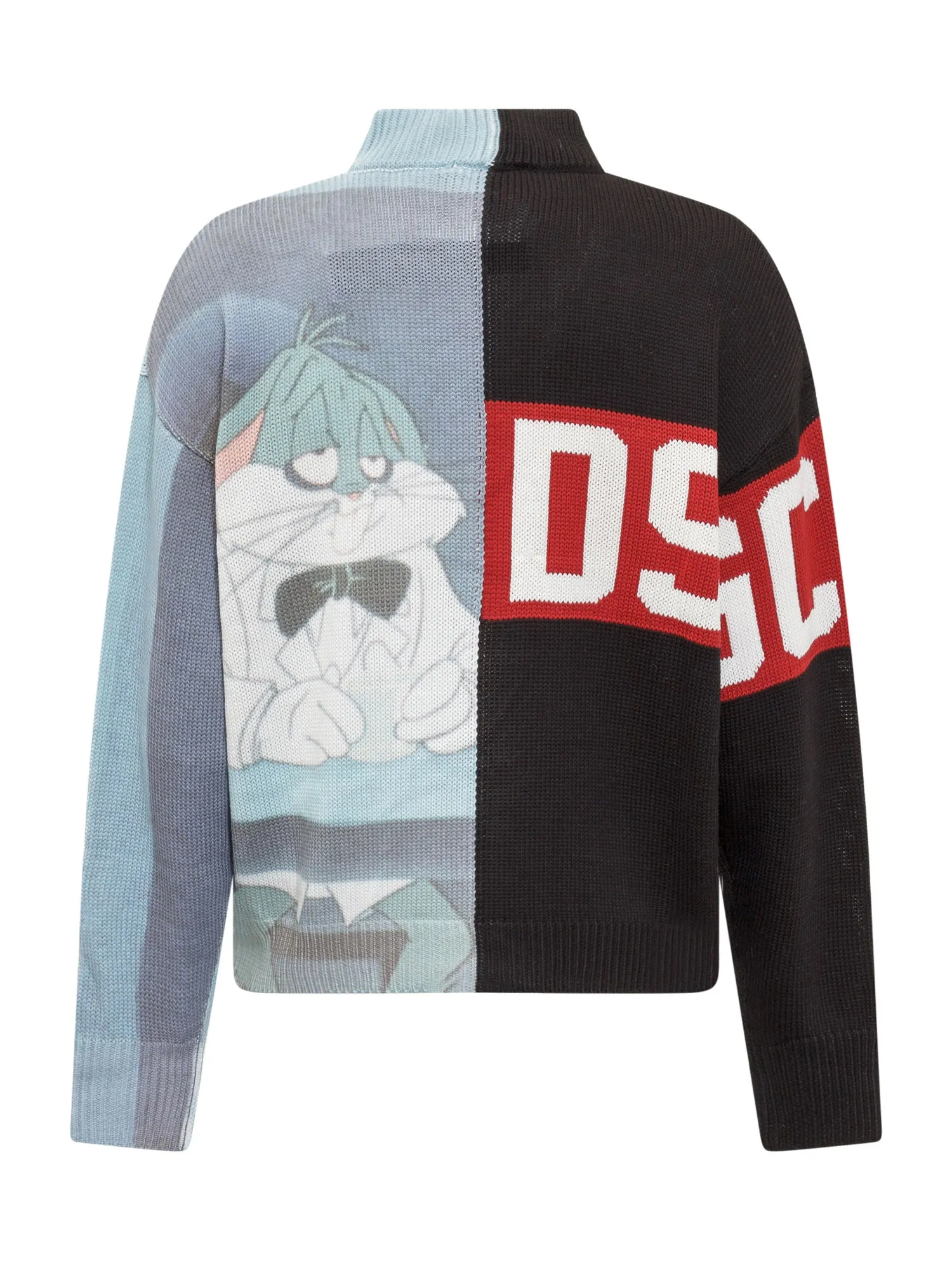 GCDS X Looney Tunes Logo Panelled Sweater