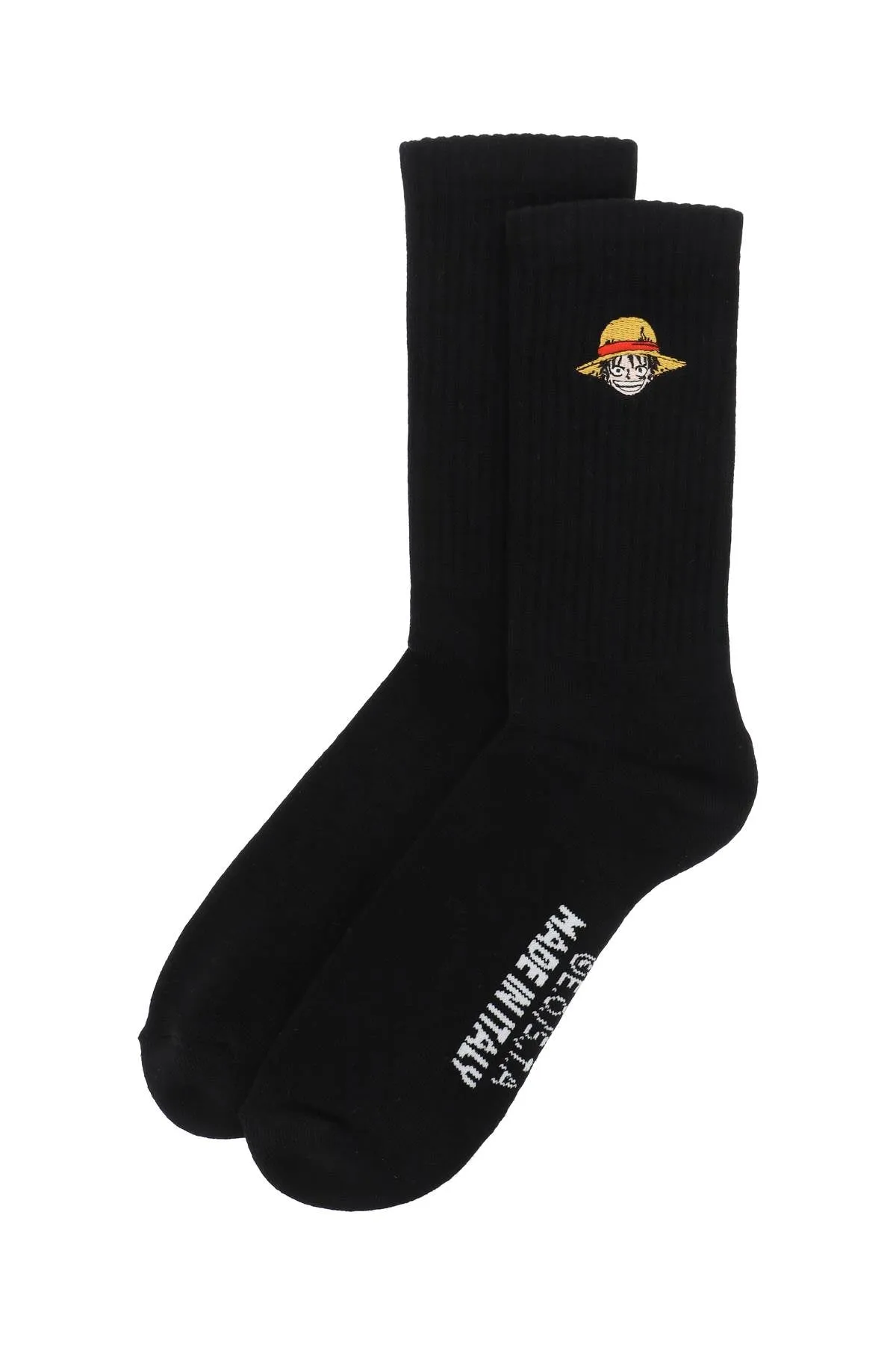 GCDS X One Piece Character Embroidered Socks