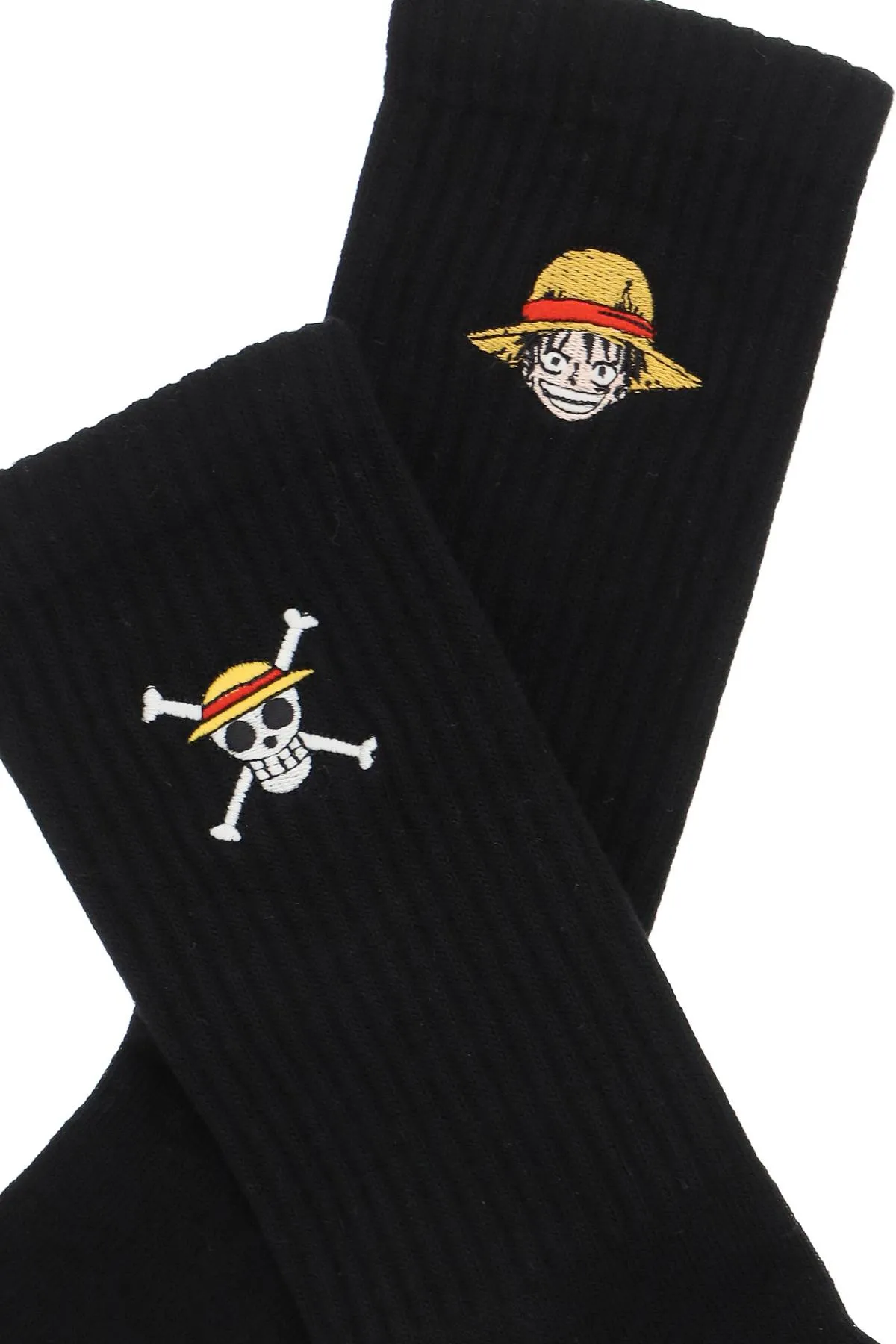 GCDS X One Piece Character Embroidered Socks