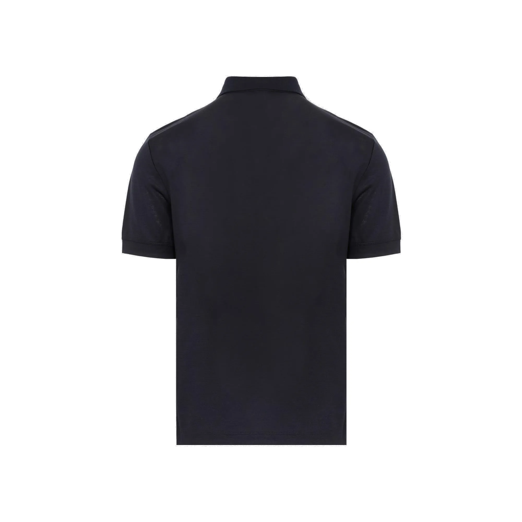 Giorgio Armani Short-Sleeved Knitted Polo Shirt