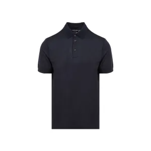 Giorgio Armani Short-Sleeved Knitted Polo Shirt