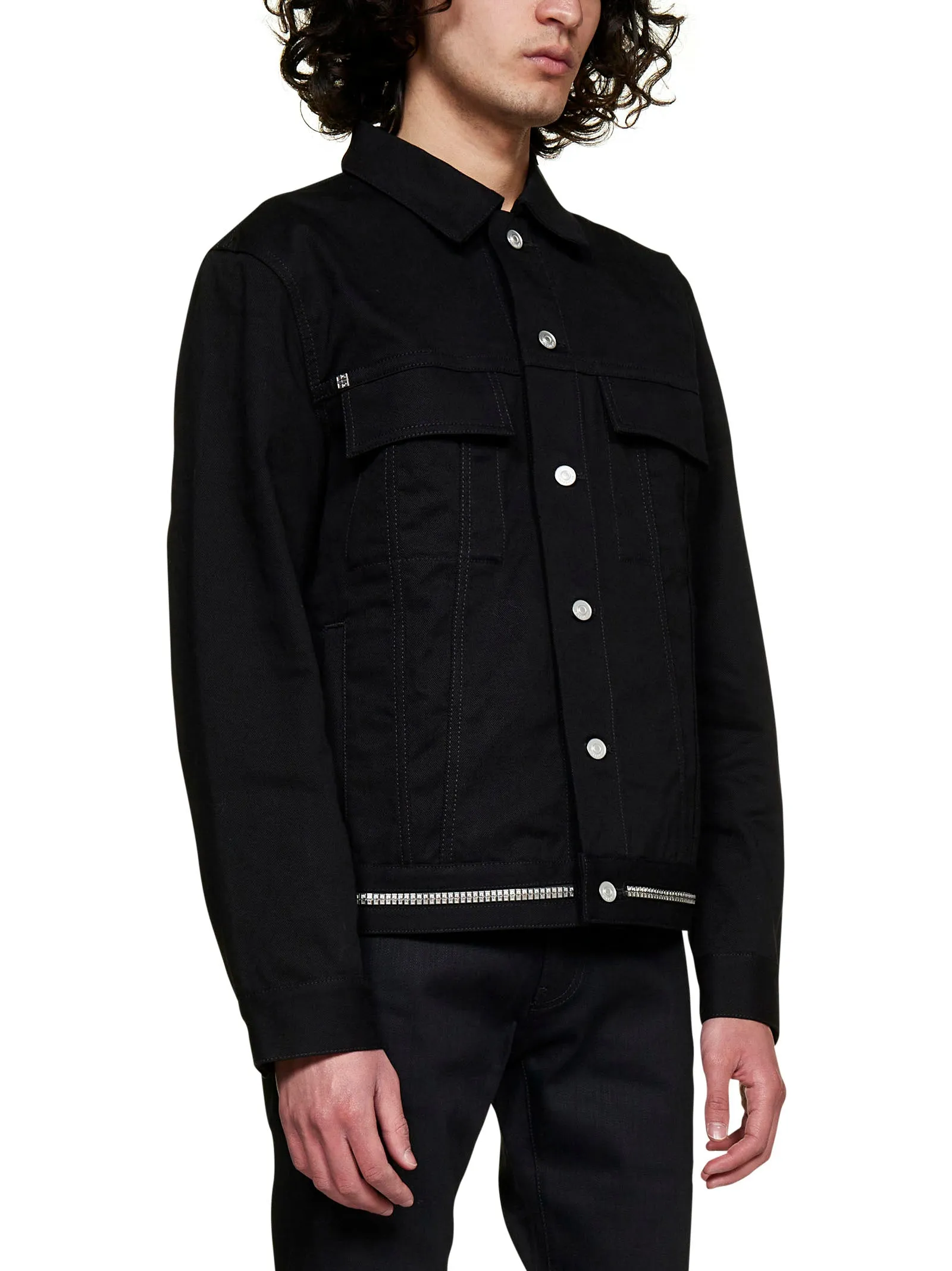 Givenchy 4G Embellished Denim Jacket