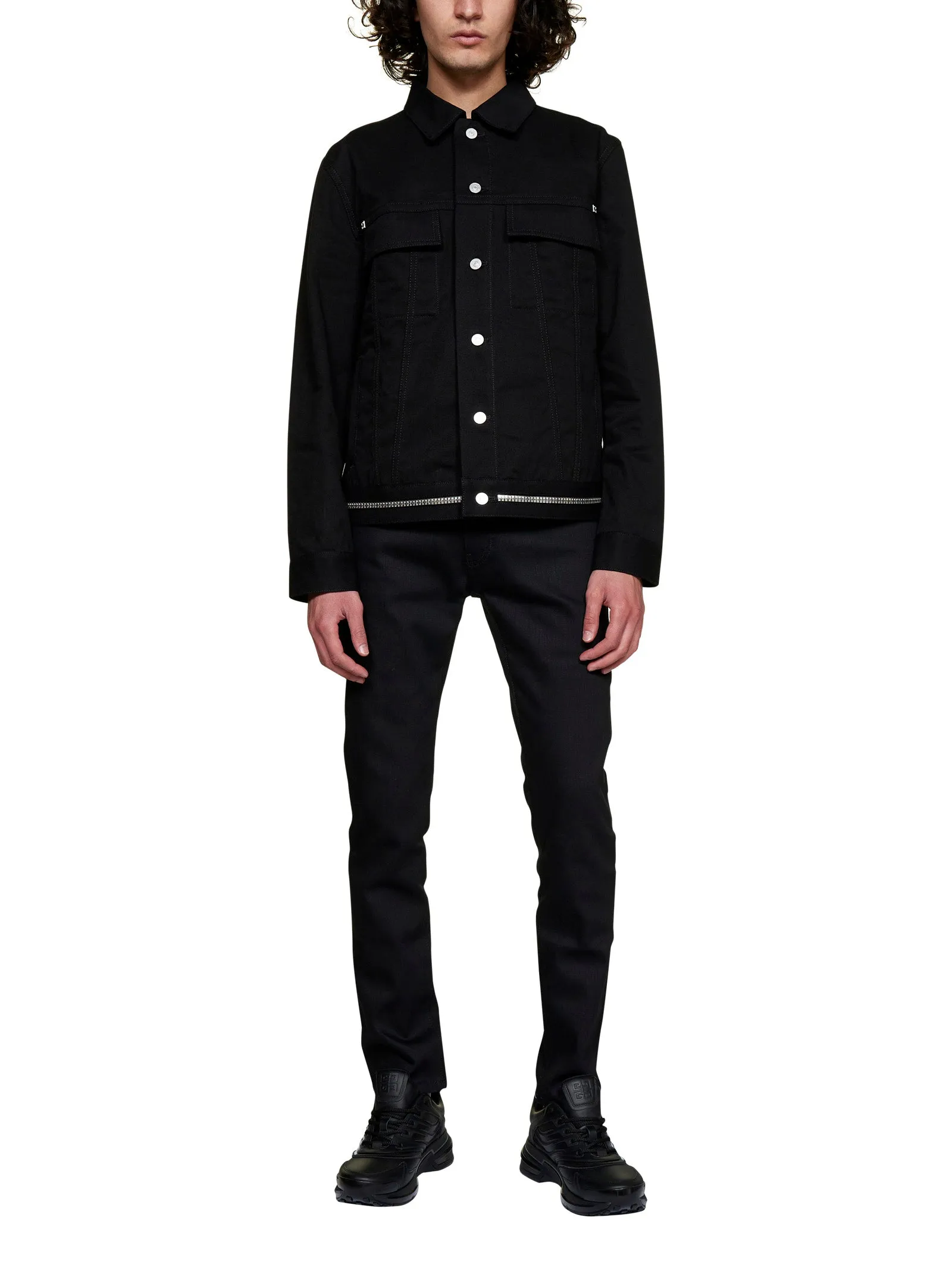 Givenchy 4G Embellished Denim Jacket