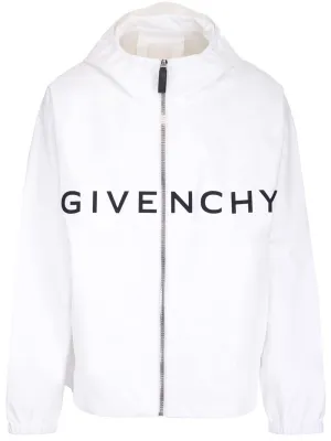 Givenchy Logo Printed Hooded Jacket
