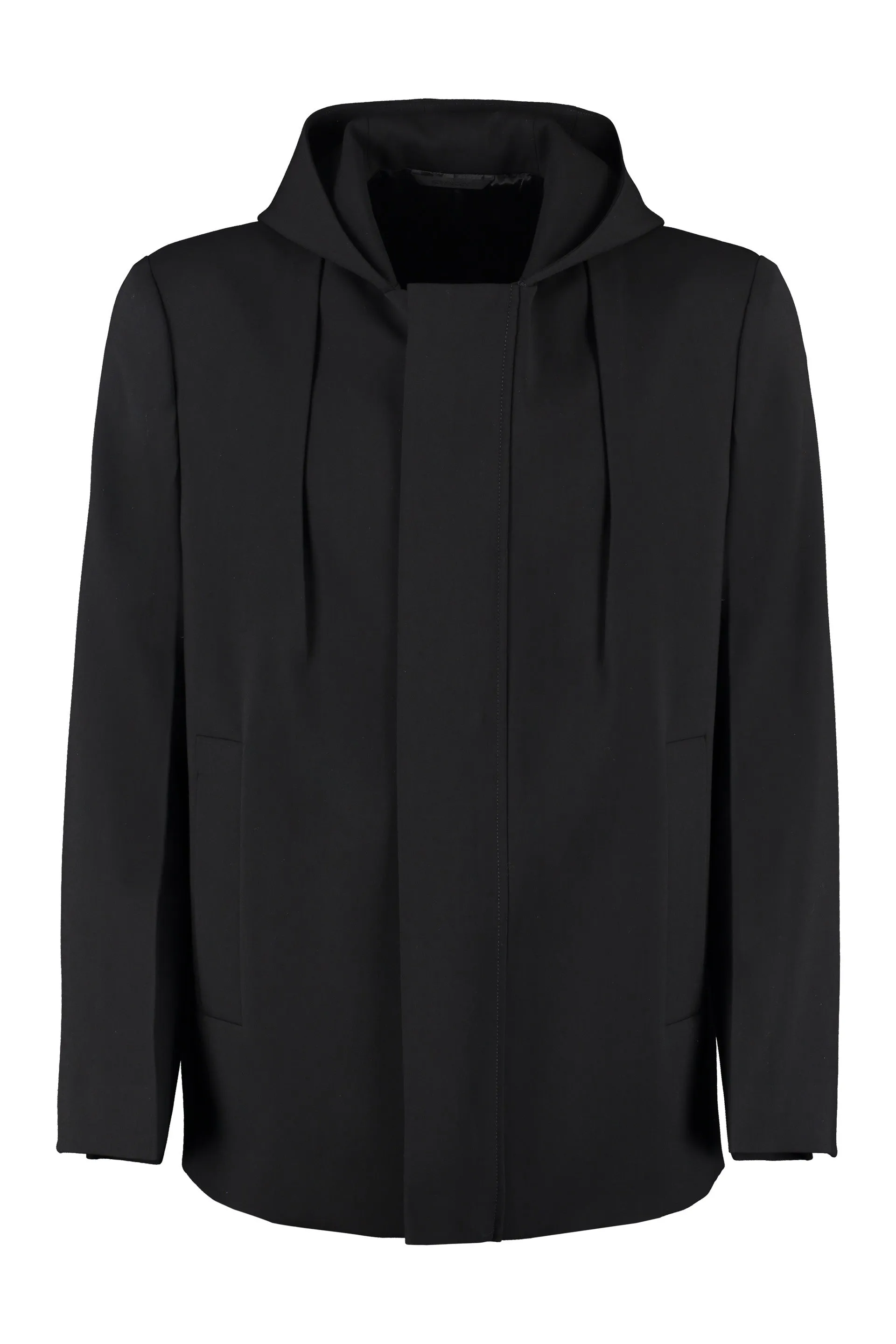 Givenchy Zip-Up Hooded Coat