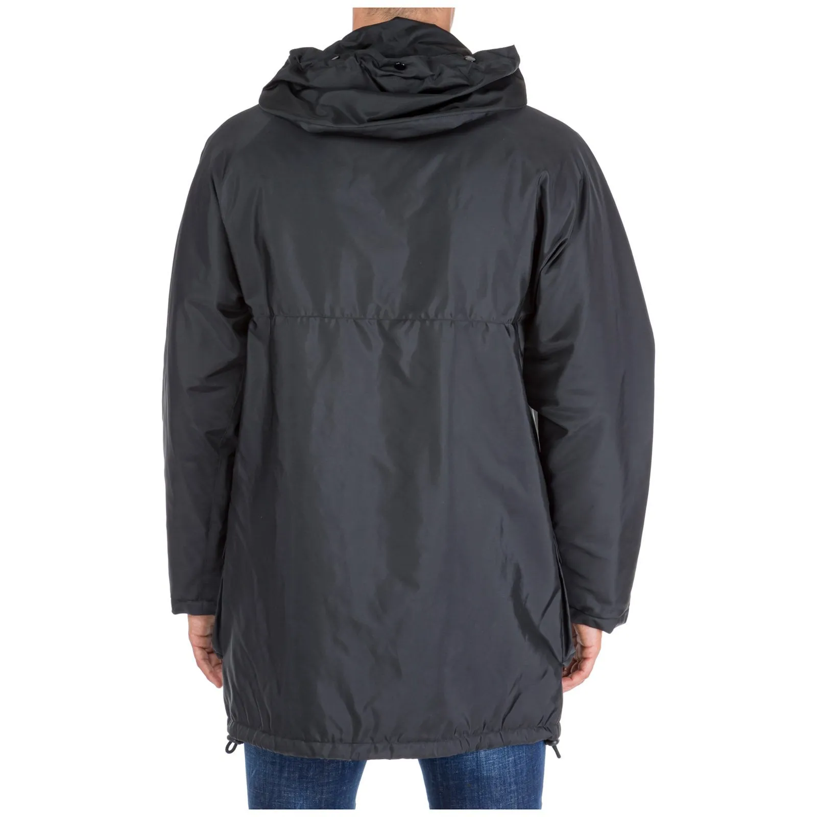 Gucci Hooded Logo Patch Coat