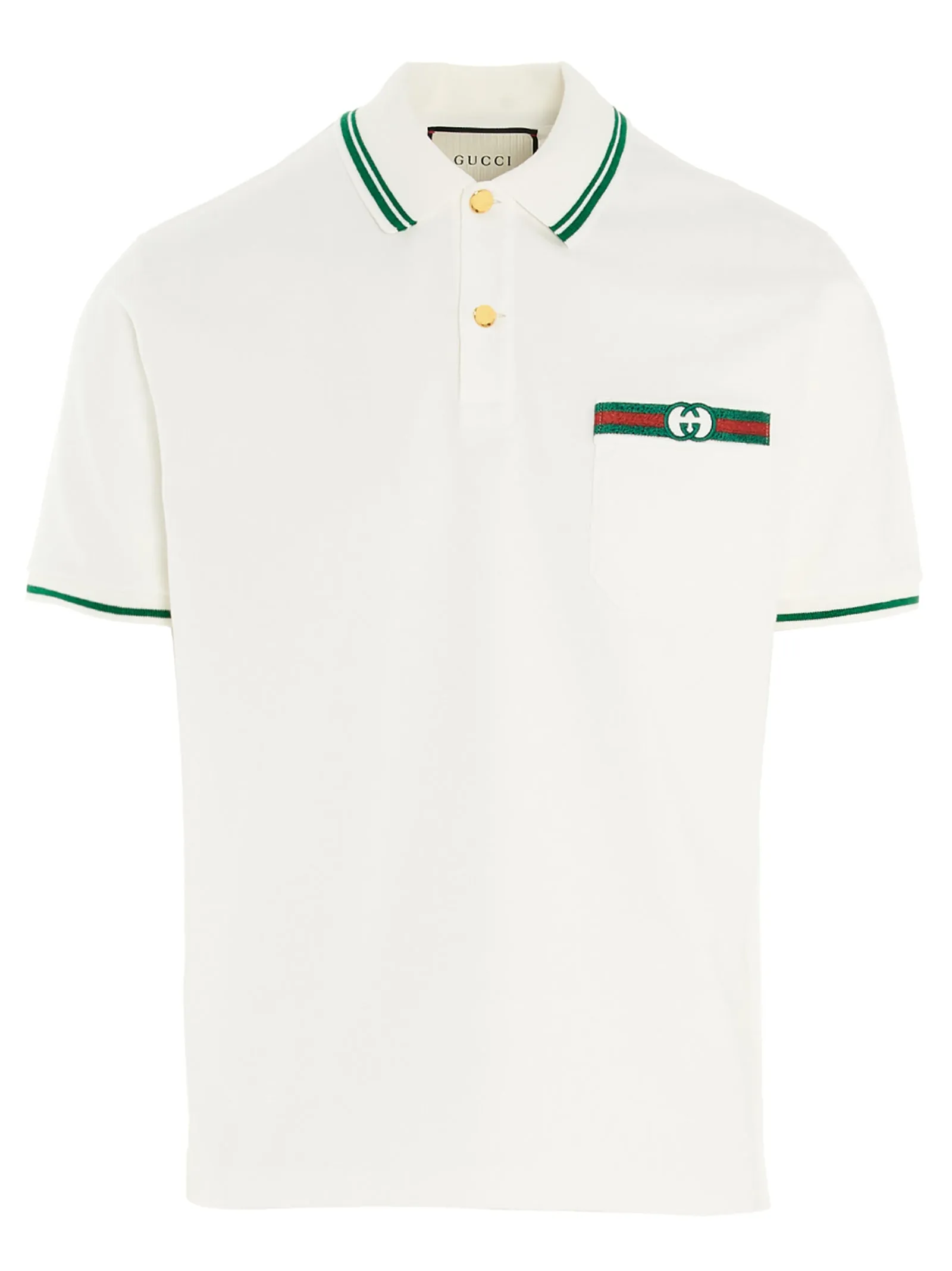 Gucci Interlocking G Web Polo Shirt