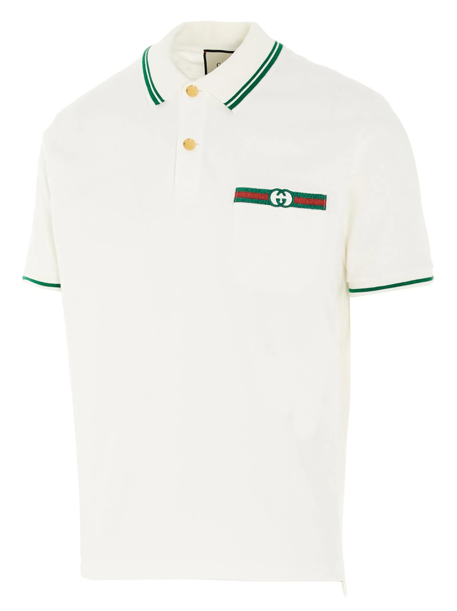 Gucci Interlocking G Web Polo Shirt