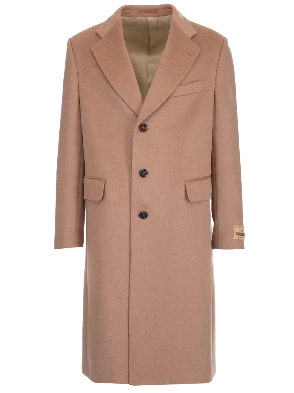 Gucci Logo Detailed Single Breasted Coat
