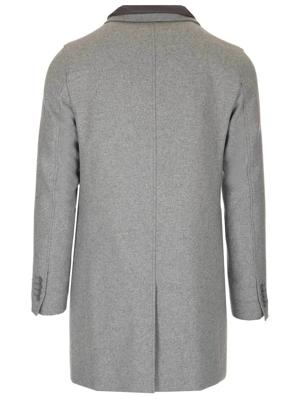Herno Double Collared Single Breasted Coat