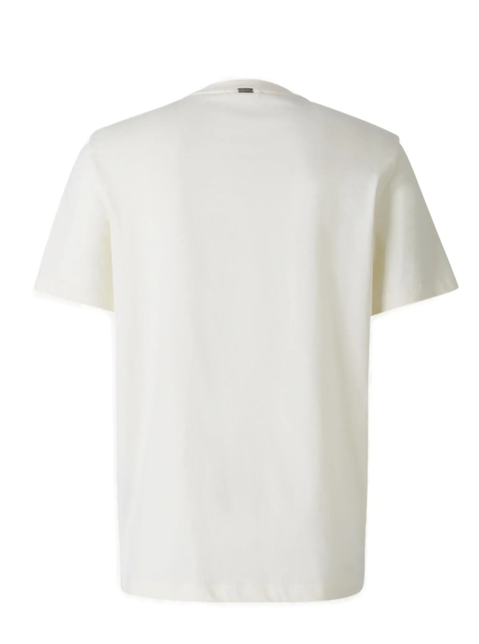 Herno Flocked Logo Crewneck T-Shirt
