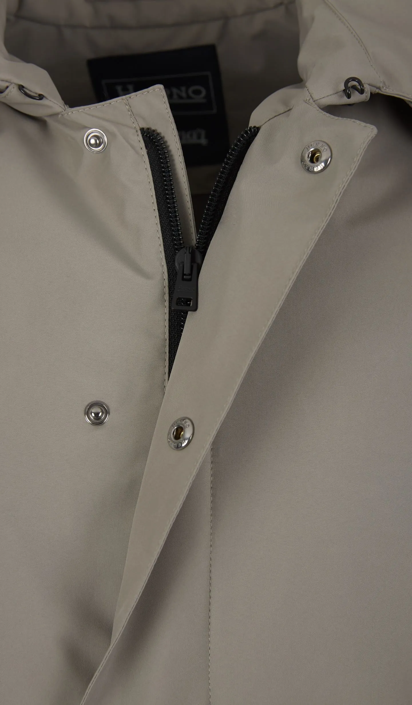 Herno Laminar Hooded Trench Coat