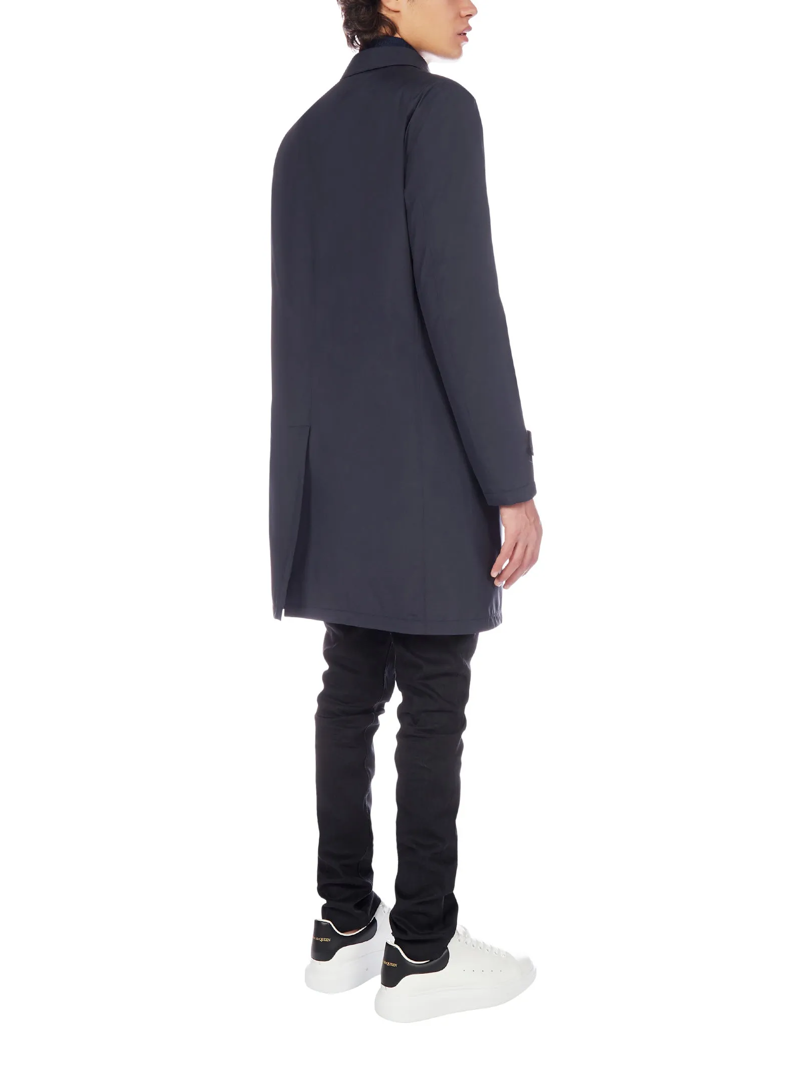 Herno Mid-Length Buttoned Trench Coat