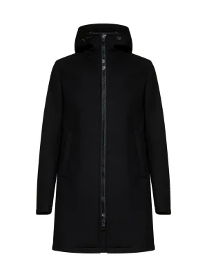 Herno Padded Zipped Long-Sleeved Coat