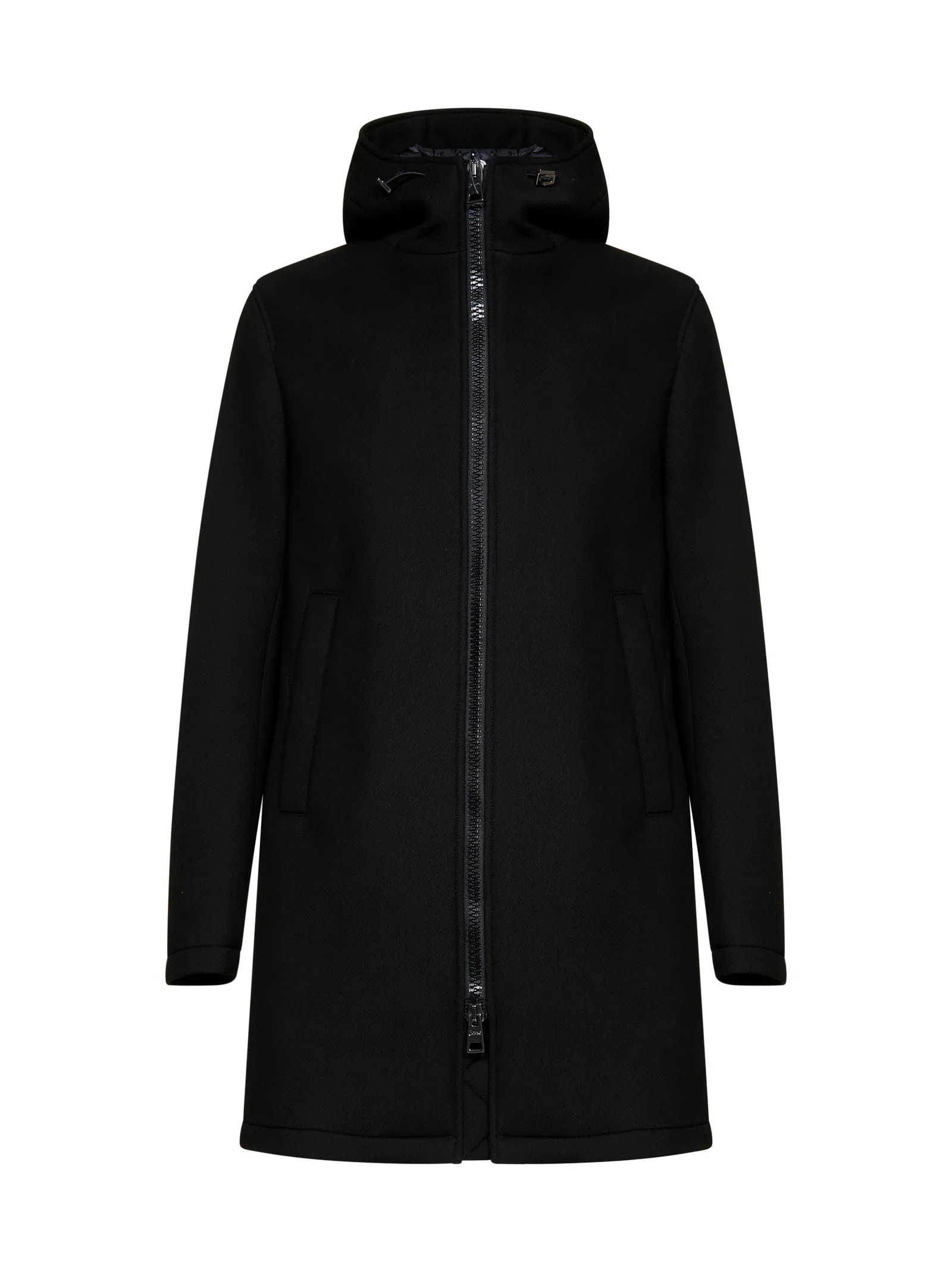 Herno Padded Zipped Long-Sleeved Coat