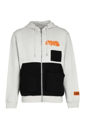 Heron Preston Pocket Detailed Hooded Jacket