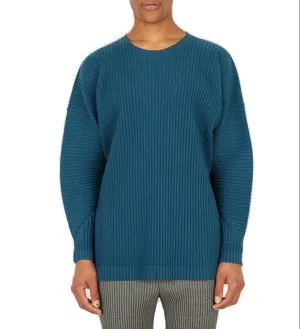 Homme Pliss Issey Miyake Crewneck Knitted Jumper
