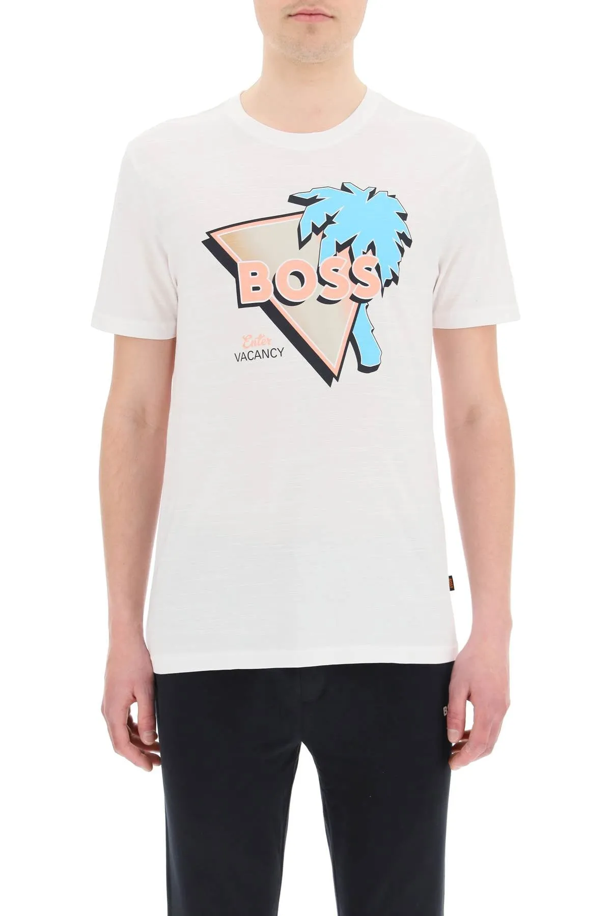 Hugo Boss Printed Crewneck T-Shirt