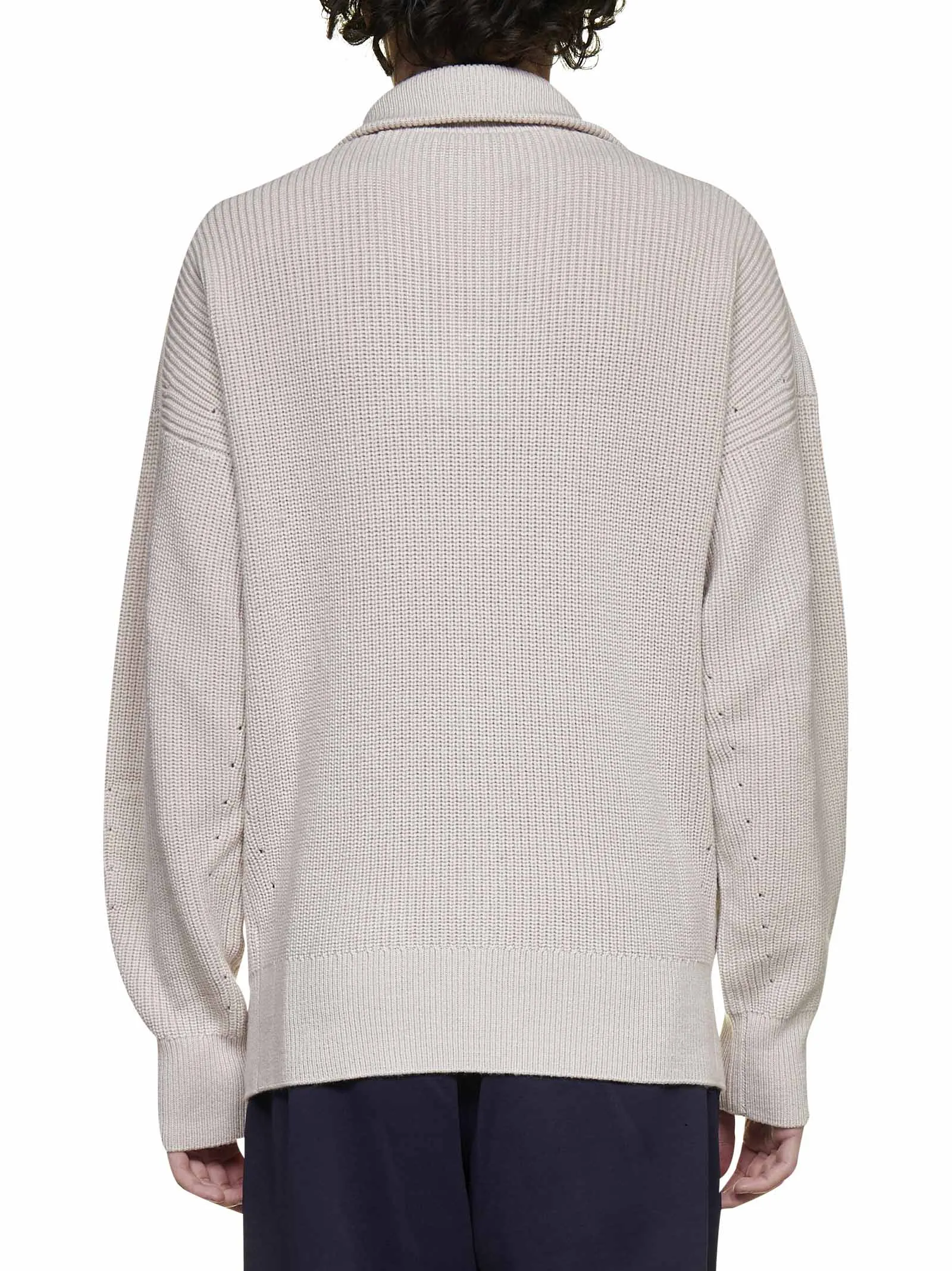 Isabel Marant Benny High-Neck Zipped Sweater