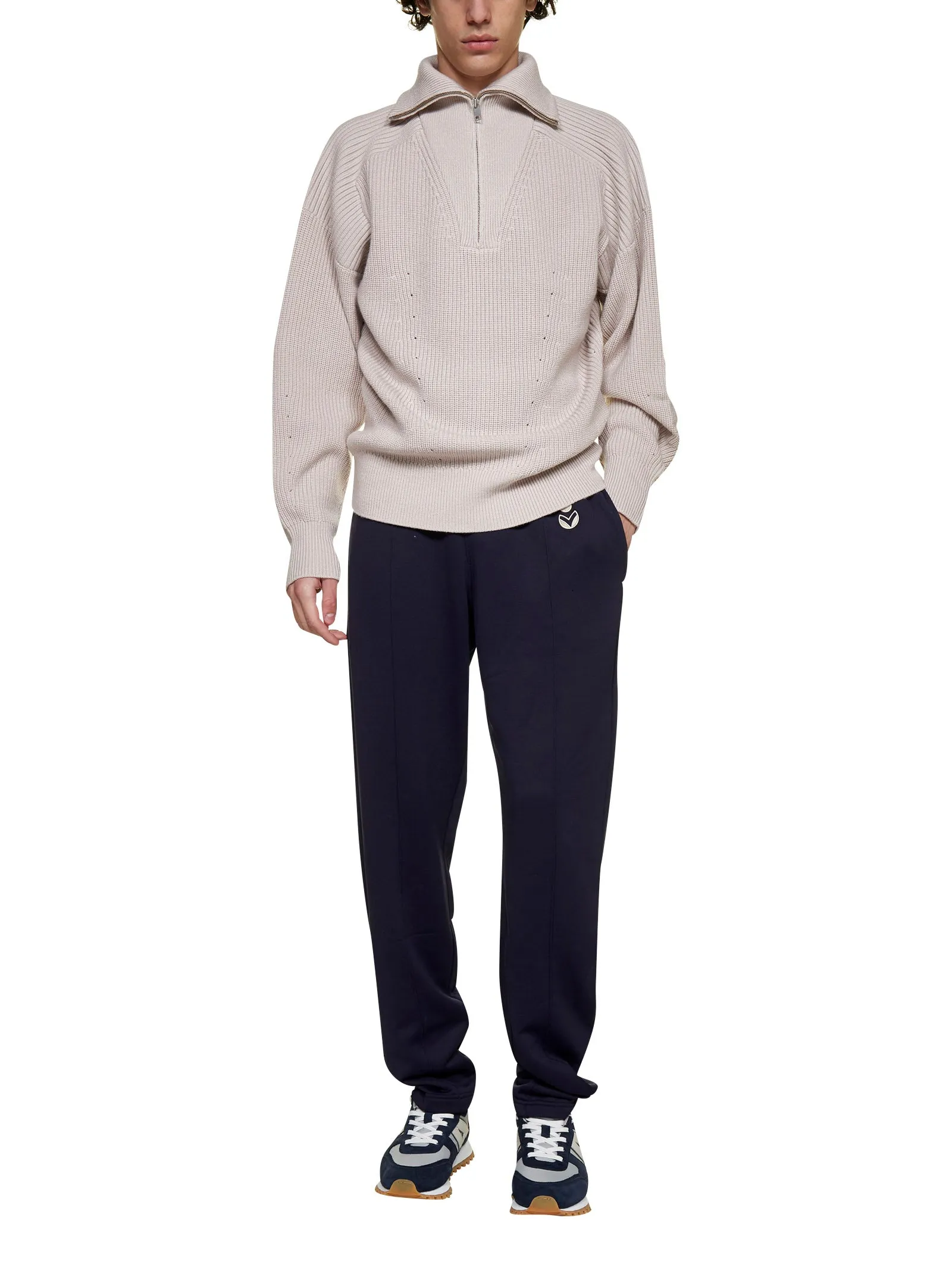 Isabel Marant Benny High-Neck Zipped Sweater