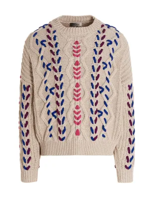 Isabel Marant Crewneck Long-Sleeved Knitted Jumper