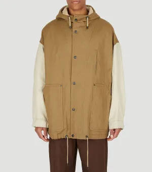 Isabel Marant Keoco Buttoned Drawstring Long-Sleeved Coat