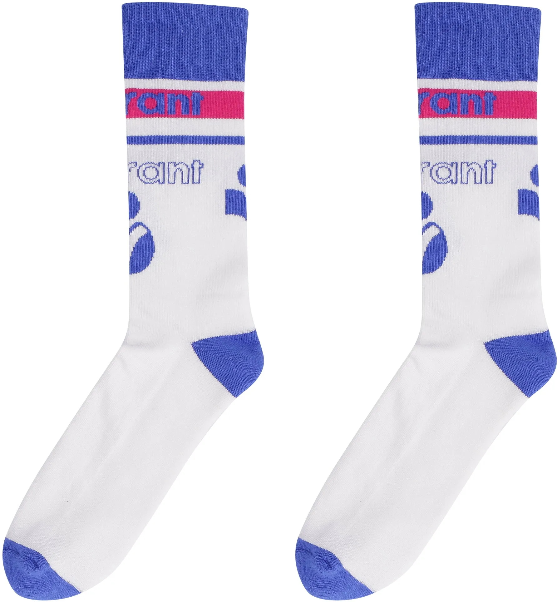 Isabel Marant Logo Intarsia Knit Socks