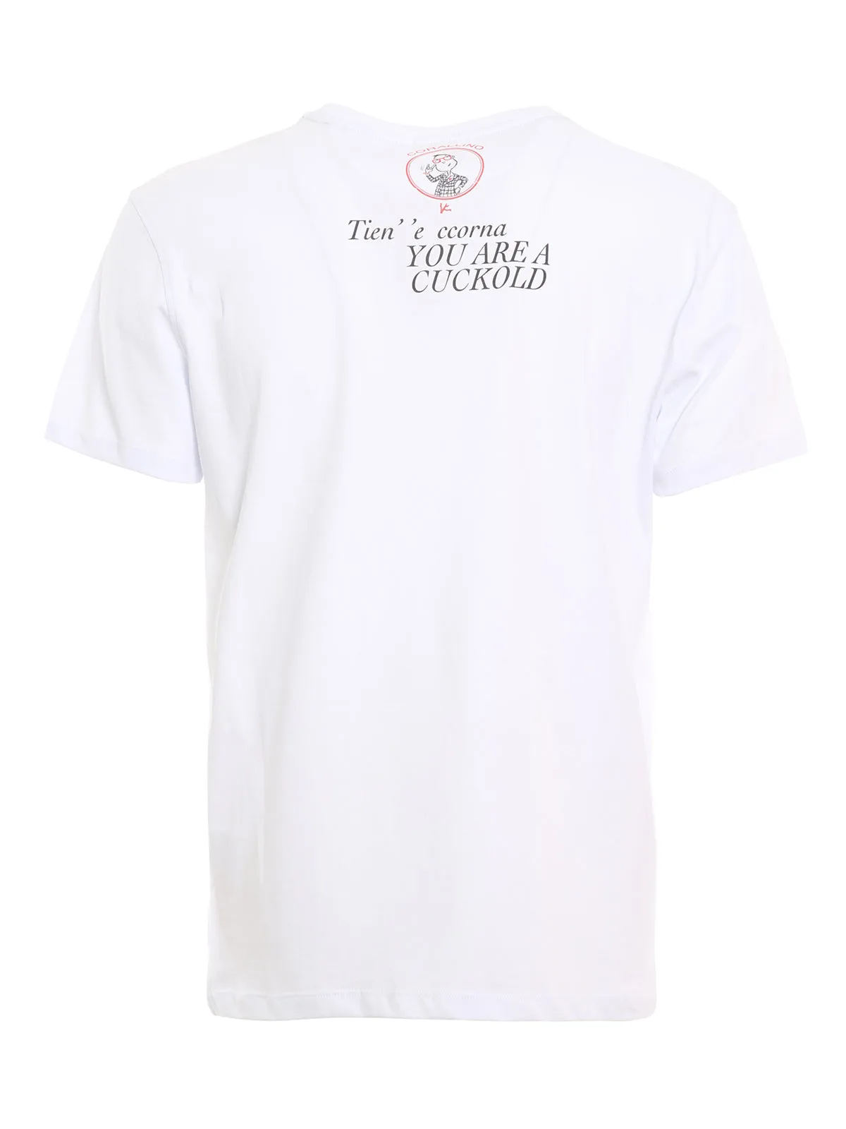 Isaia Hand Print Crewneck T-Shirt