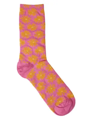 Jacquemus Les Chaussettes Allover Floral Embroidered Socks
