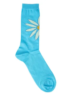 Jacquemus Les Chaussettes Aqua Floral Intarsia Socks