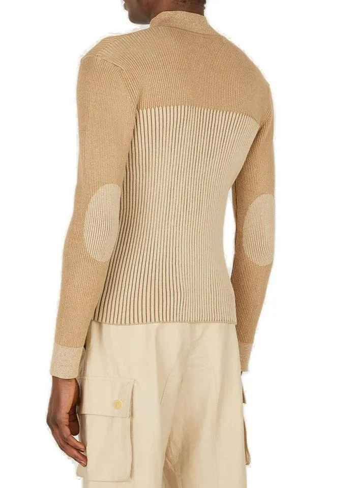 Jacquemus Mock Neck Knitted Sweater