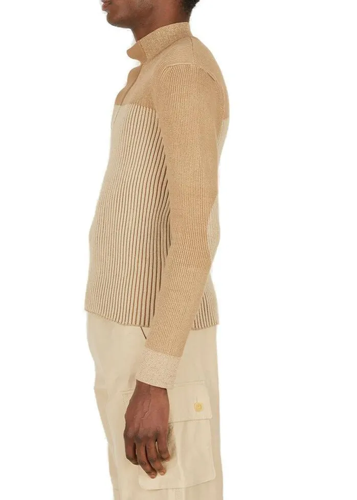 Jacquemus Mock Neck Knitted Sweater