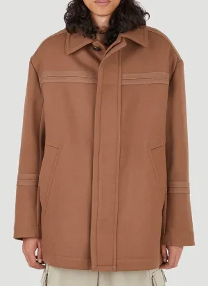 Jacquemus Montagne Single-Breasted Car Coat
