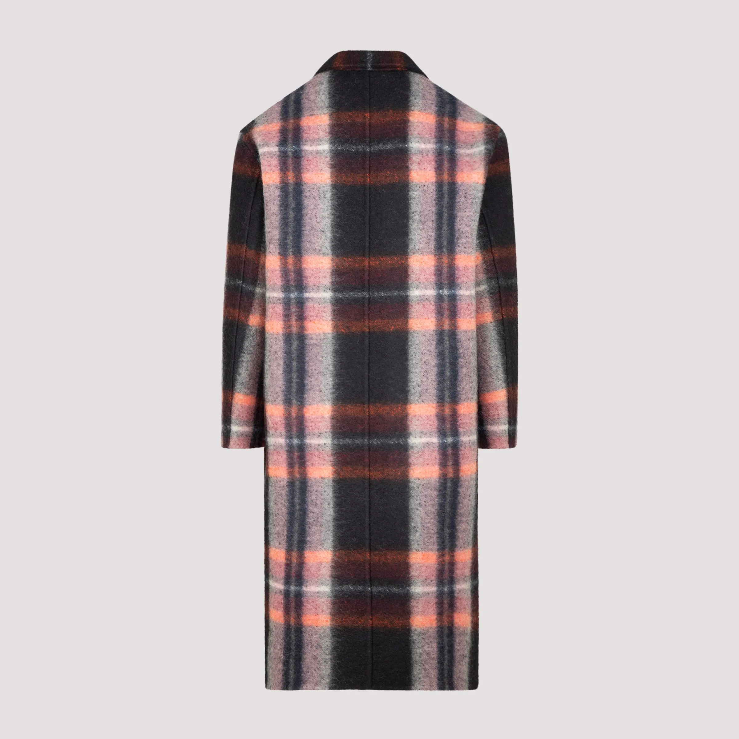 Jil Sander Checked Single Breasted Coat
