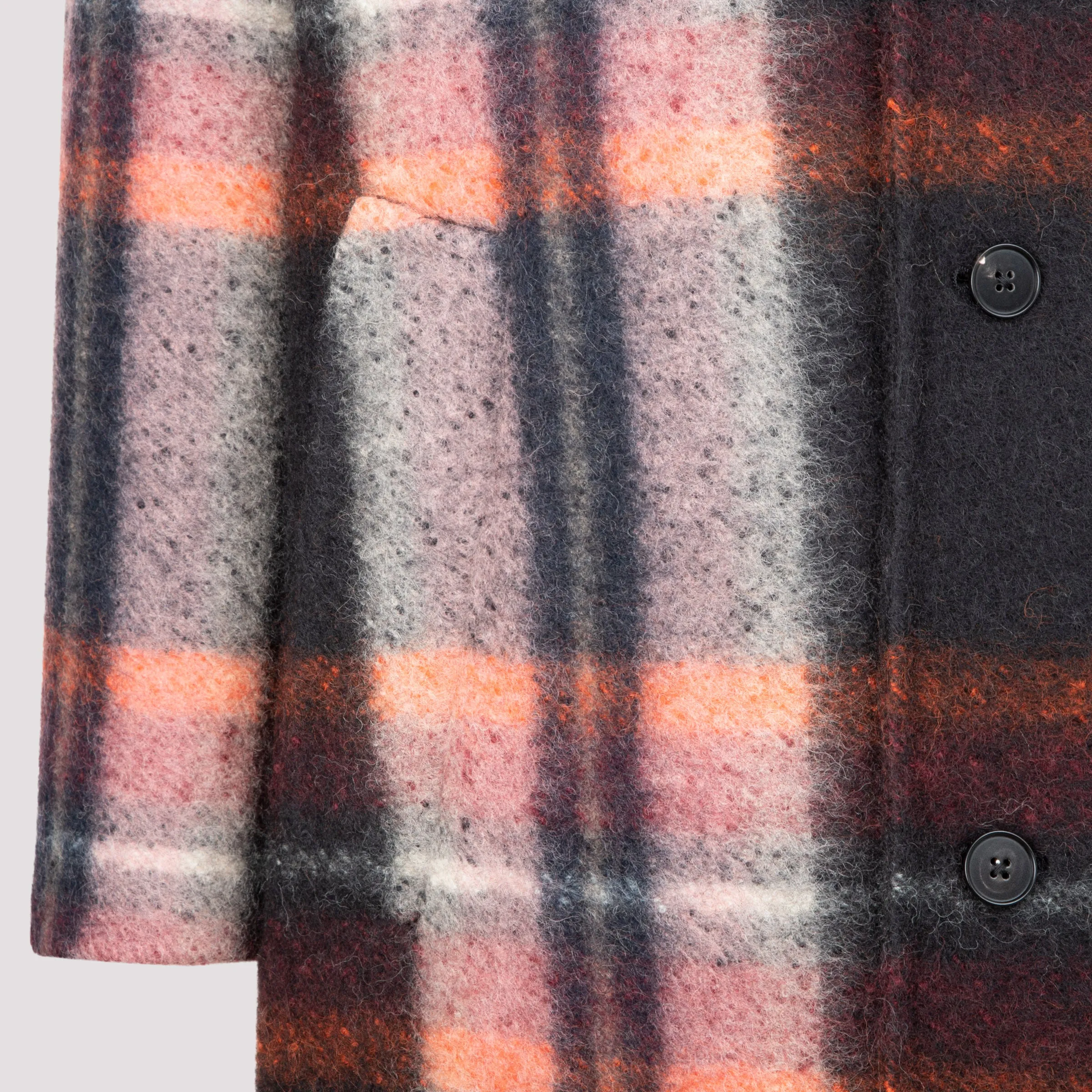 Jil Sander Checked Single Breasted Coat