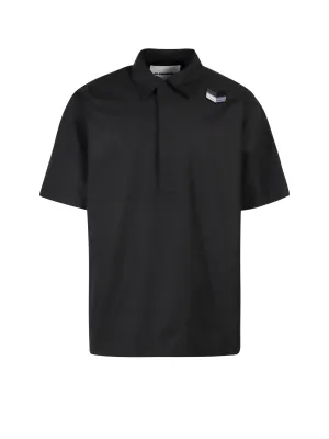 Jil Sander Logo Embroidered Polo Shirt