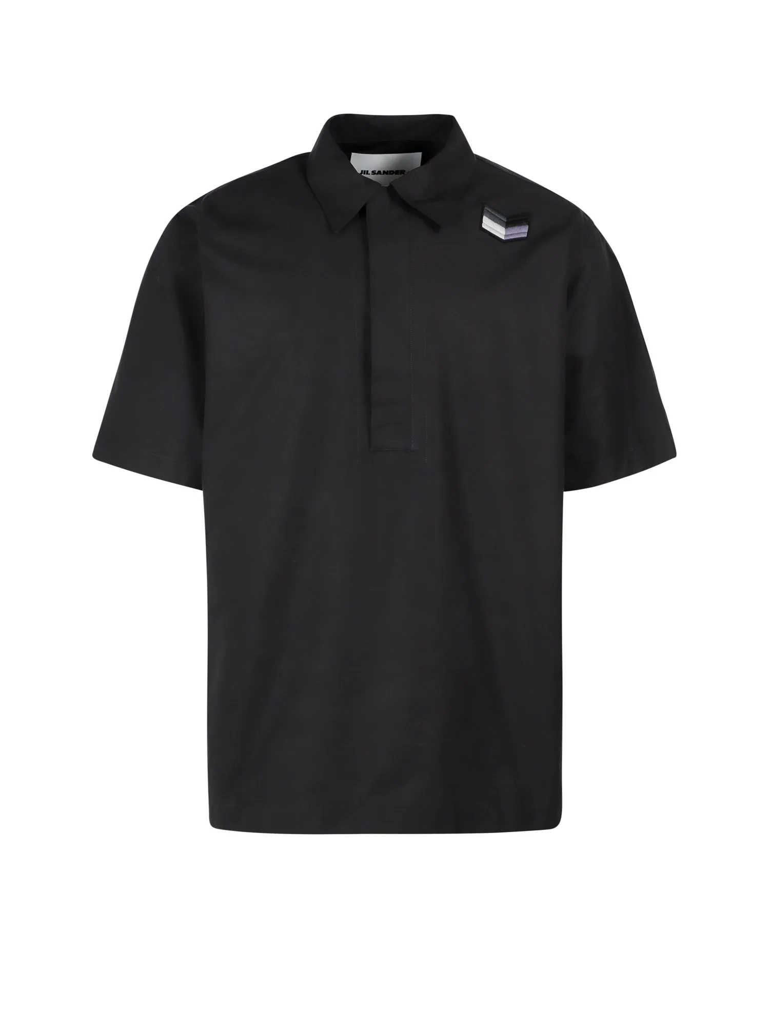Jil Sander Logo Embroidered Polo Shirt