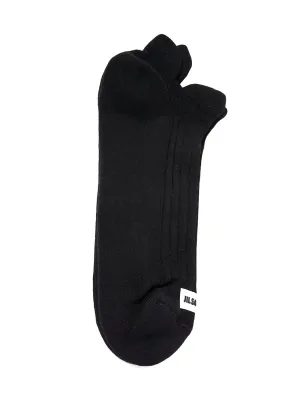 Jil Sander Logo Patch Stretch Design Ankle Socks
