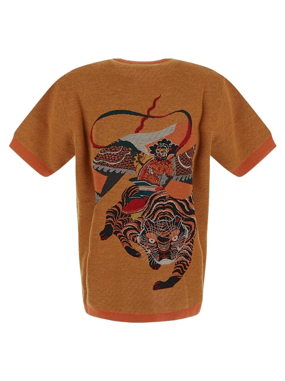Junya Watanabe Graphic Intarsia Knitted T-Shirt