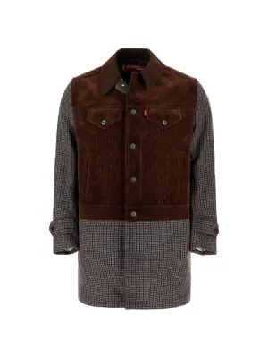 Junya Watanabe MAN X Levi's Panelled Buttoned Coat