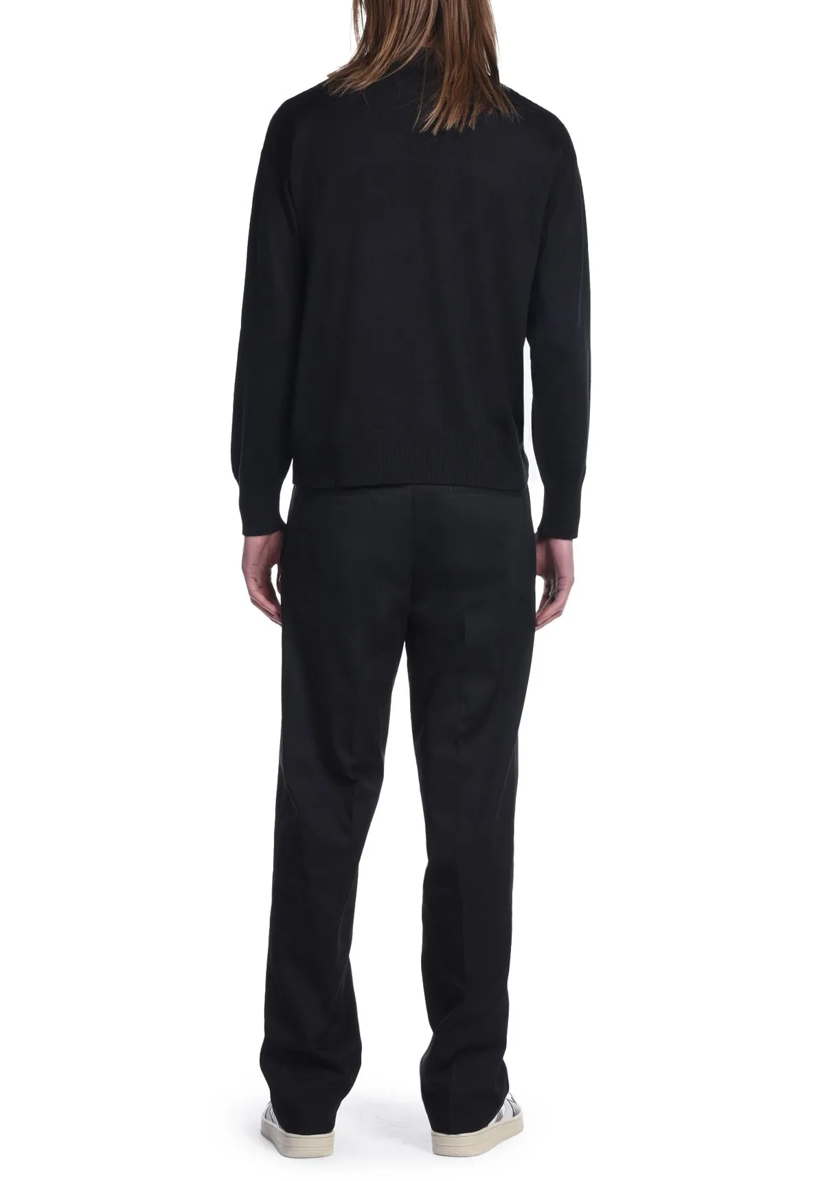 Just Cavalli Graphic Intarsia Knitted Sweater