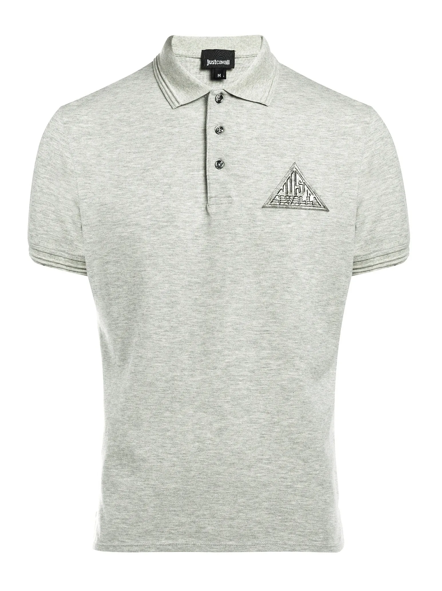 Just Cavalli Logo Patch Polo Shirt