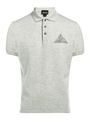 Just Cavalli Logo Patch Polo Shirt