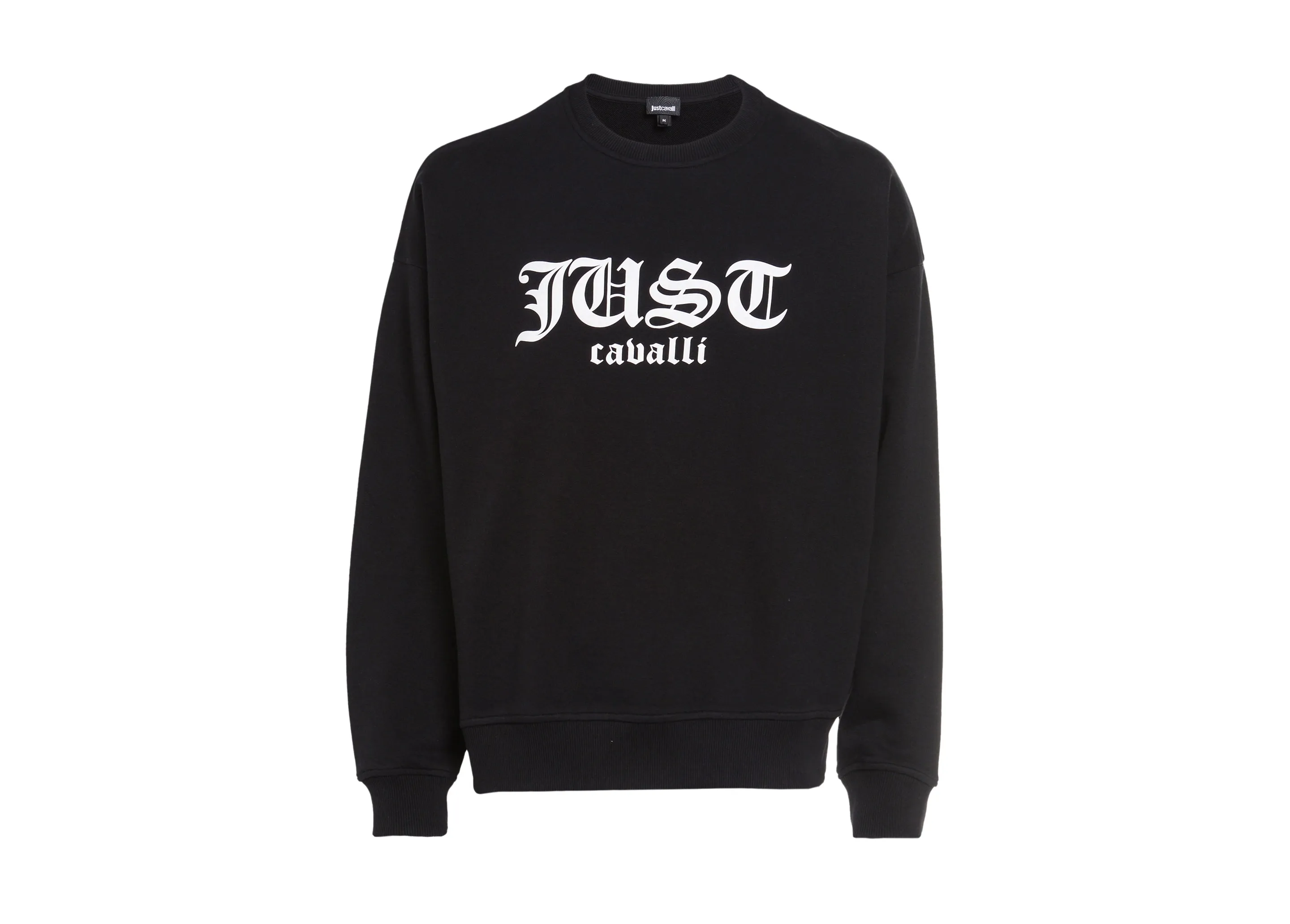 Just Cavalli Logo Print Crewneck Sweater